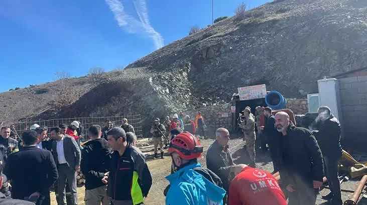 Elazığ'da maden ocağında göçük: İşçilerin tamamı kurtarıldı